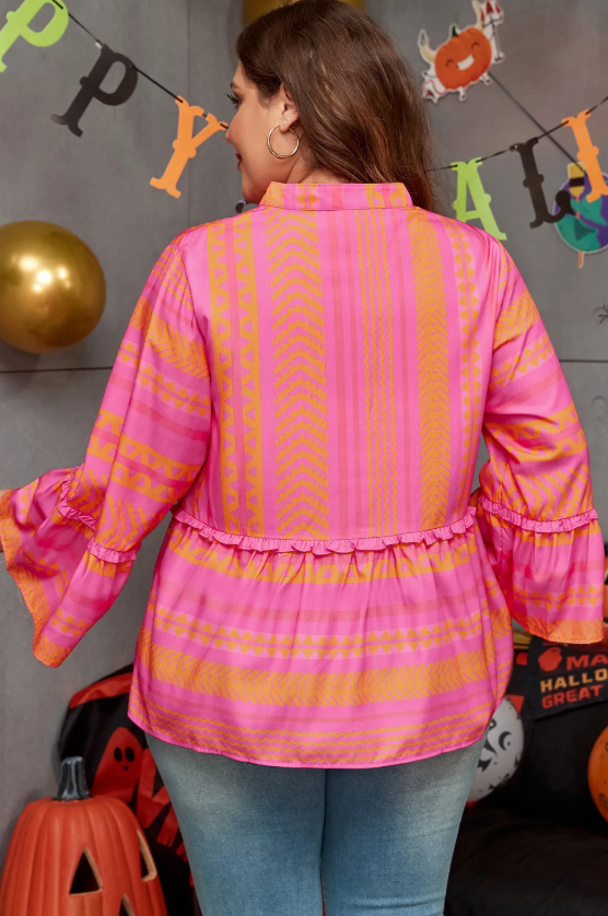 Vitality Orange Blouse