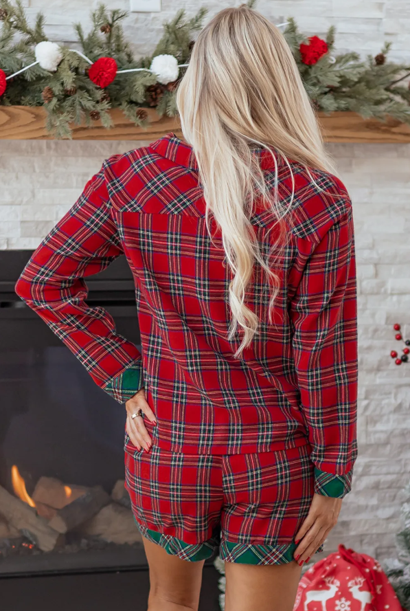 Red Christmas Pajama Set