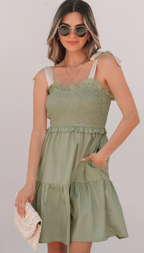 Laurel Green Dress