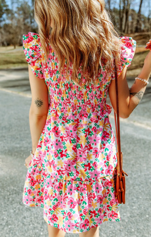 Multicolor Floral Dress