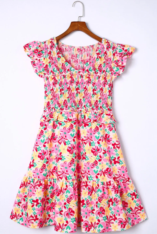 Multicolor Floral Dress