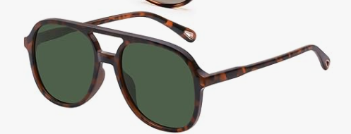Brown and Green Sunglasses